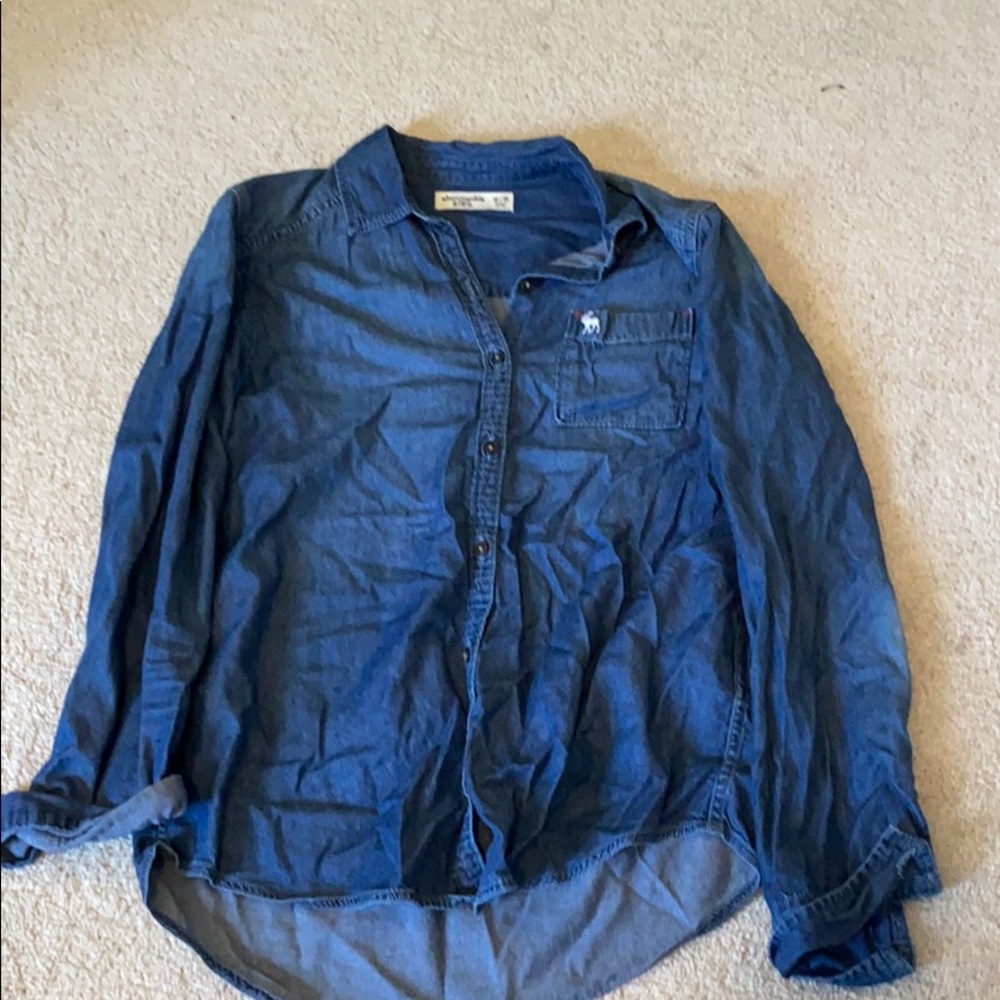 Collared button up Abercrombie and Fitch shirt